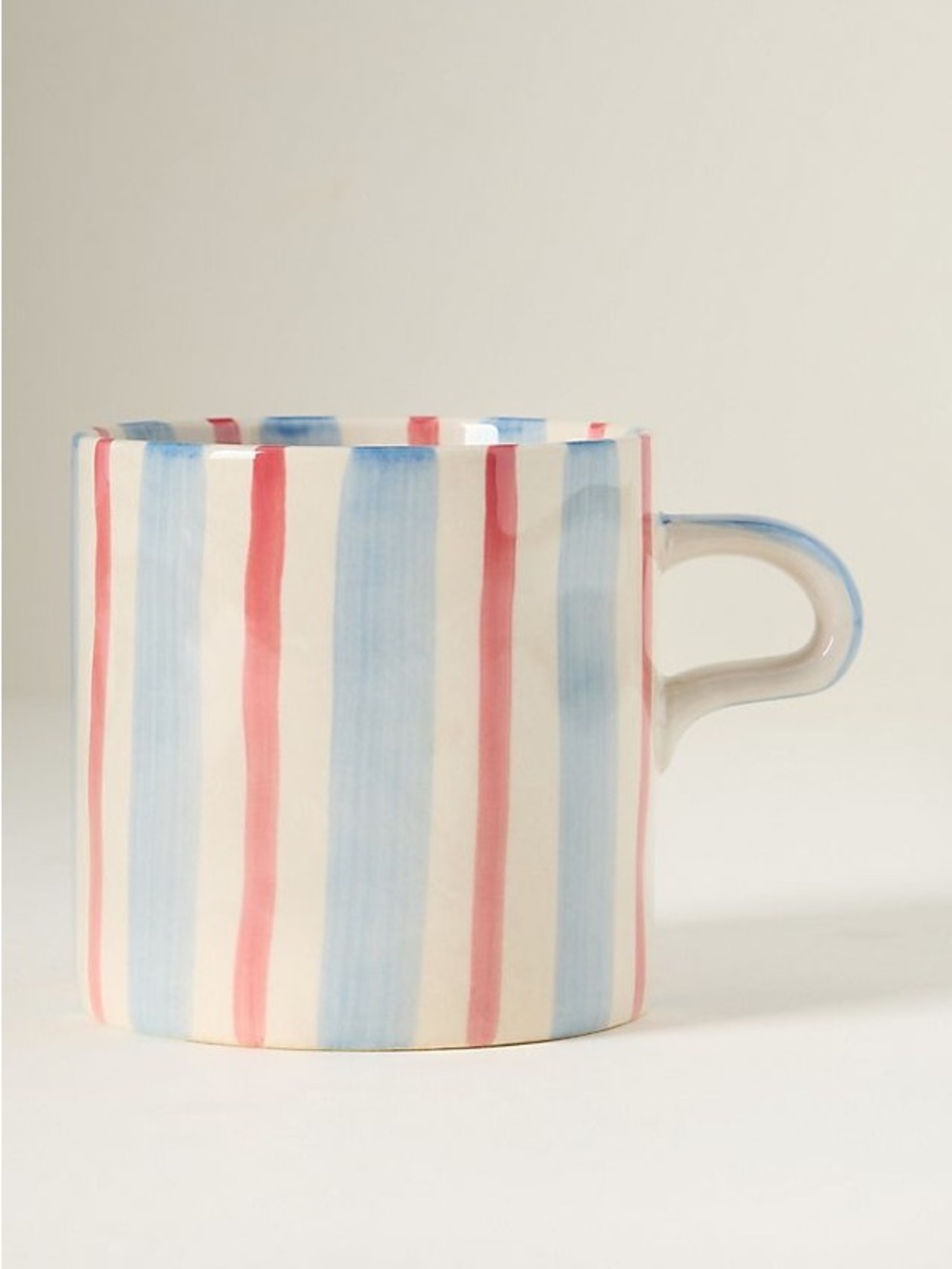 Anthropologie Daily Stripe Mug